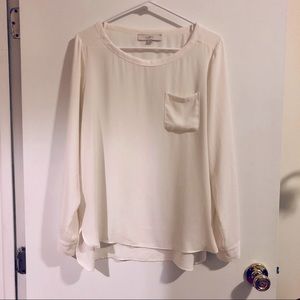 Light Cream/White Blouse from Loft